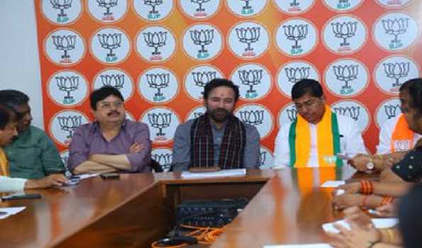 Kishan Reddy slams Cong and BRS for backing AIMIM in Hyderabad local body MLC elections