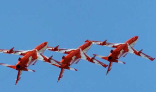 Surya Kiran air show organised in Patna