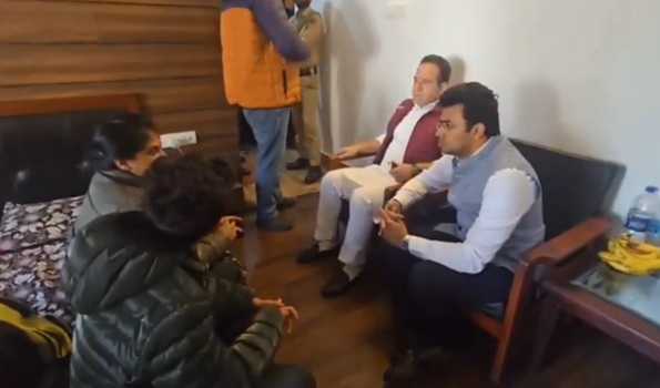 BJP MP Tejasvi Surya assures support to Pahalgam terror victim's kin