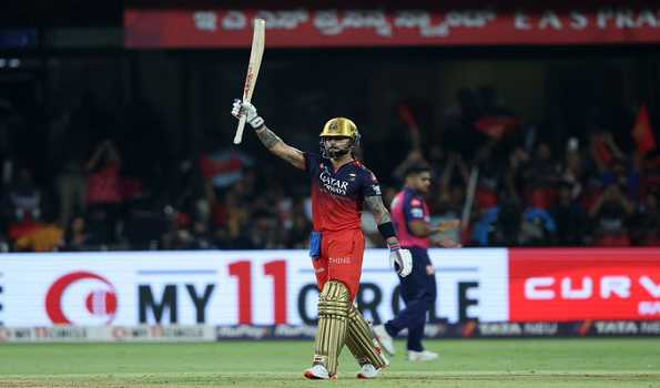 Kohli, Padikkal propel RCB to 205/5  against RR