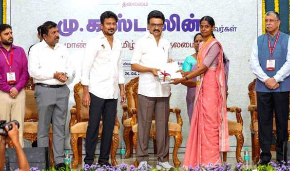 Stalin felicitates UPSC achievers from TN