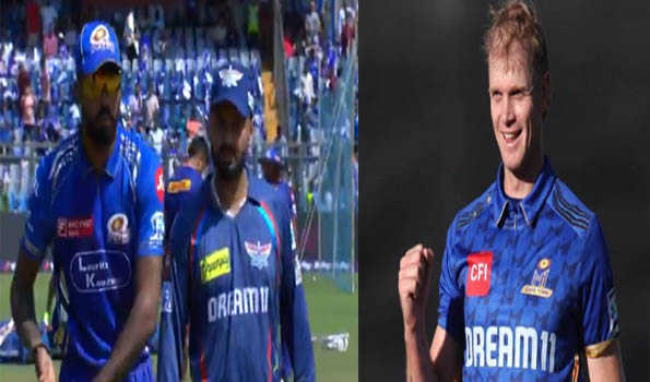 Corbin Bosch handed debut as MI face LSG