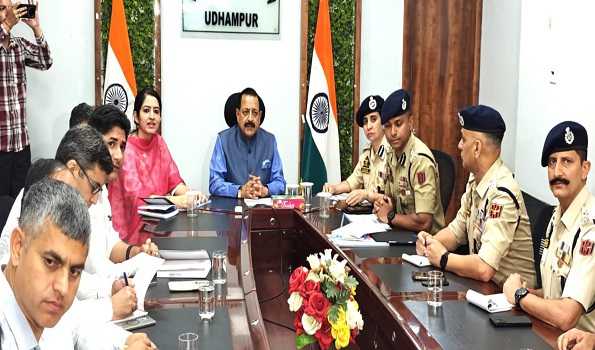 At Udhampur security review meet, Jitendra lauds role of Indian Army in keeping morale of public high