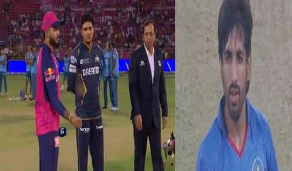 Karim Janat makes IPL debut as RR opt to bowl against Gujarat Titans