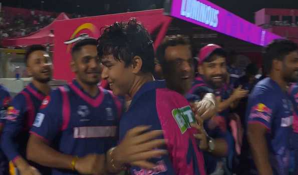 Teen Vaibhav smashes century as RR crush GT