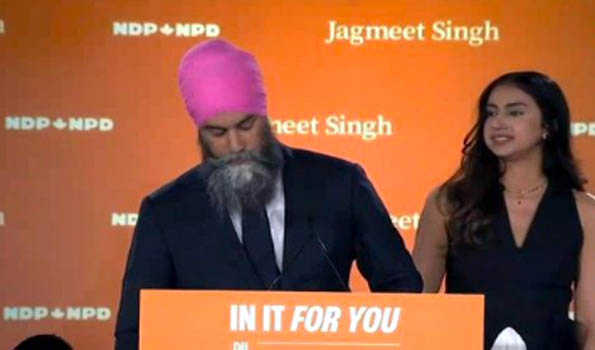 Pro-Khalistani Jagmeet Singh and his NDP suffer humiliating defeat in Canadian elections