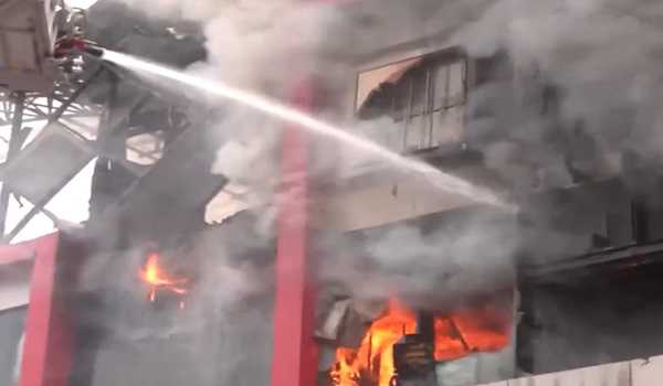 'Fire robot’ deployed to combat  major blaze in Mumbai
