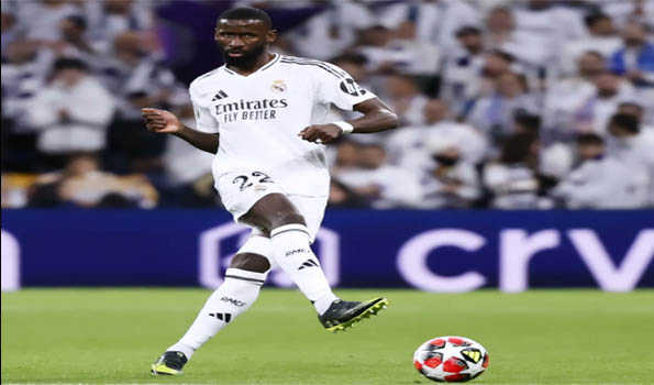 Real Madrid defender Rudiger given six-game ban for throwing object at referee