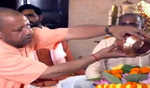 Yogi performs Rudrabhishek, prays for universal welfare of people