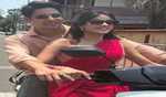Janhvi Kapoor learns to ride scooter from Sidharth Malhotra