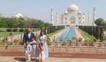 US VP visits Taj with his family, accorded warm welcome by CM