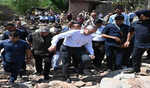 J&K CM tours disaster-hit Dharamkund, directs formulation of special relief package for commercial losses, damaged business set ups