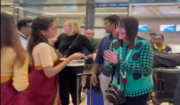 Julia Morley arrives in Hyderabad to review Miss World arrangements