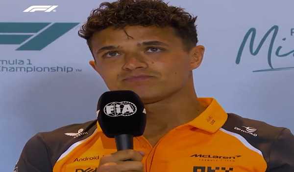 Norris not worried at all about title challenge