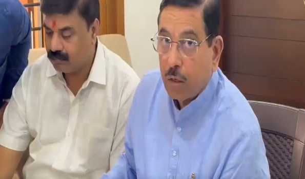 Joshi blasts Cong for 60 years of silence on caste census