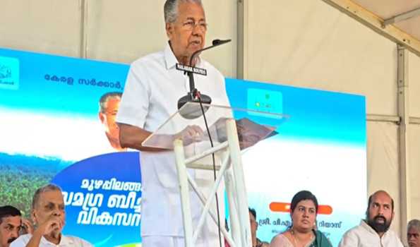 CM Pinarayi Vijayan inaugurates first phase of Beach Tourism project in Kannur
