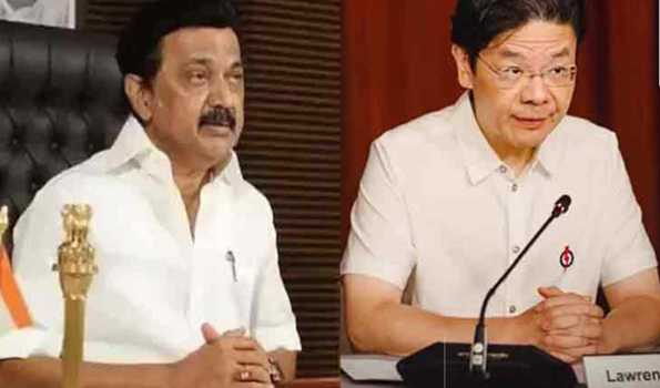 Stalin greets Singapore PM on poll victory