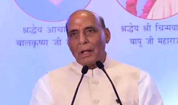 Anyone who casts evil eye on India will get befitting reply: Rajnath