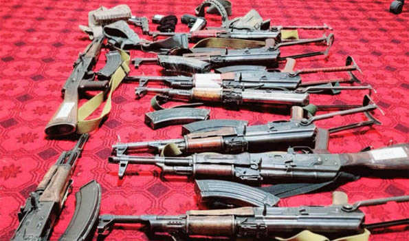 Security forces discover 18 AK-47 rifles in E. Afghanistan