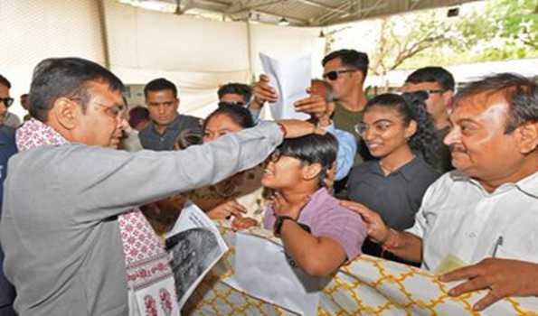 Rajasthan CM Bhajanlal addresses public grievances at Jan Sunwai