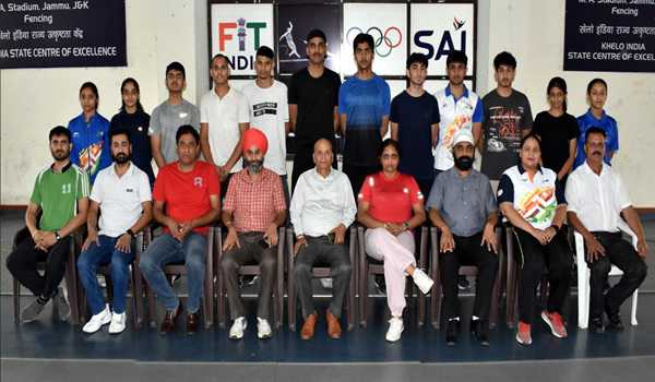 Khelo India Youth Games: Sports Council screens J&K Fencing Team for participation