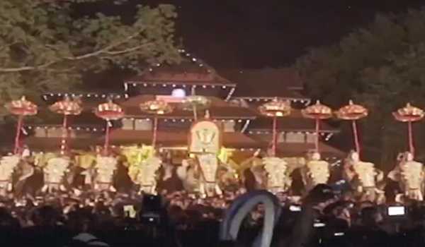 Thrisssur Pooram kicks off with splendour