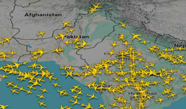 International airlines avoid using Pakistani airspace, citing recent tensions with India