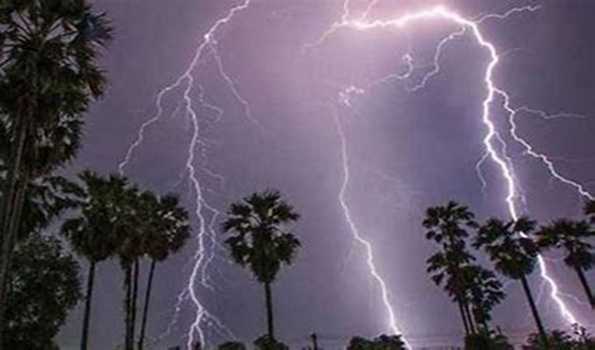 Lightning kills one, leaves two injured in Tripura