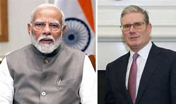PM Modi, UK PM congratulate each other over phone for FTA, commend each other's leadership