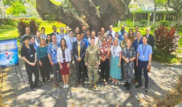 Quad partners hold tabletop exercise to strengthen civilian disaster response in Indo-Pacific