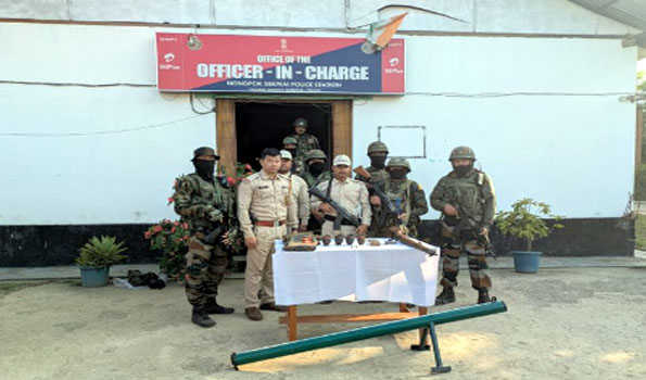 Two militants nabbed, arms recovered in Manipur