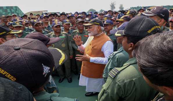 PM visits Adampur airbase, interacts with officers, jawans
