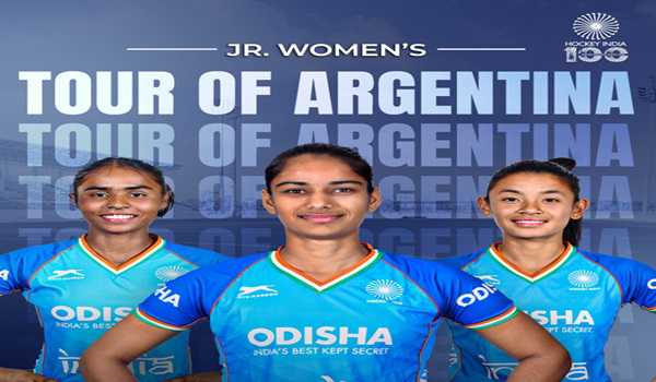 Indian Junior Women’s Hockey Team set to play four nations tournament in Argentina