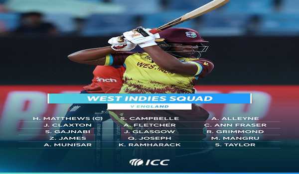 Henry & Dottin miss out as West Indies name squad for England