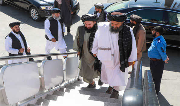 Afghan interim gov't delegation leaves Kabul for Russia