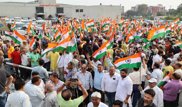 Jammu witnesses huge Tiranga Yatra in support of Indian Armed Forces