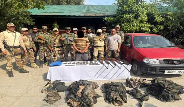 Eight militants nabbed in Manipur