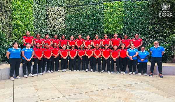 Indian Junior Women’s Hockey Team Leaves for Four Nations Tournament in Argentina