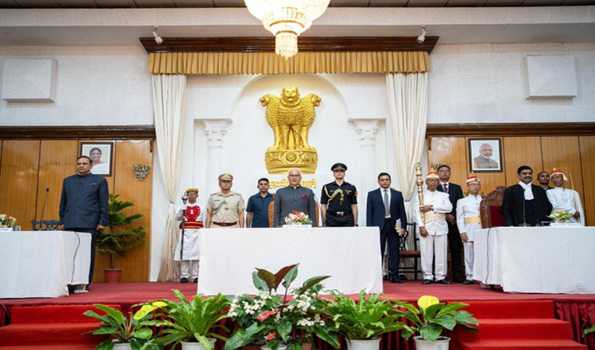 Justice Kempaiah Somashekar sworn in as Chief Justice, High Court of Manipur