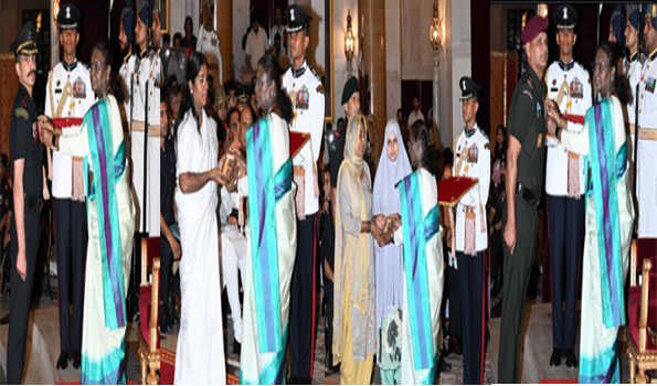 President confers six Kirti Chakras and 33 Shaurya Chakras