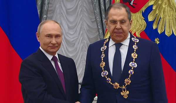 Sergey Lavrov awarded Russia
