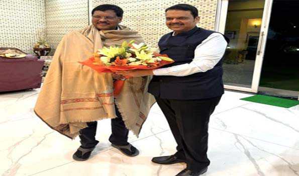 CM Fadnavis receives goodwill visit from new Chief Justice Gavai