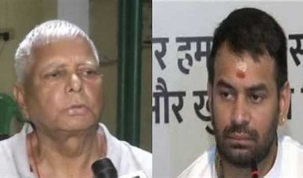 Lalu expels his elder son, Tej Pratap Yadav from RJD