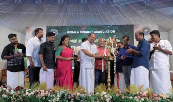 Kerala FM inaugurates Cricket Stadium