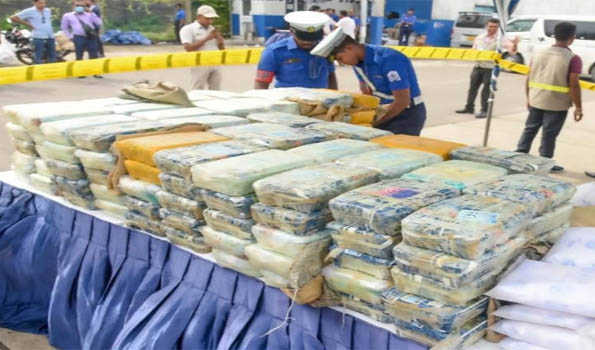 Sri Lankan authorities seize 600kg of heroin and meth in major drug bust
