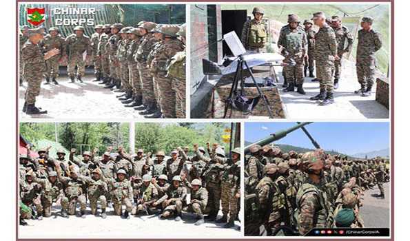 Chinar Corps Commander reviews security in Warwan Valley
