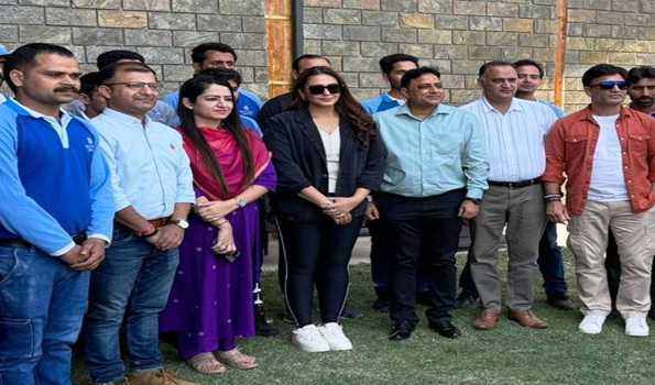 Awestruck by beauty of Patnitop: Bollywood actress Huma Qureshi in Jammu region
