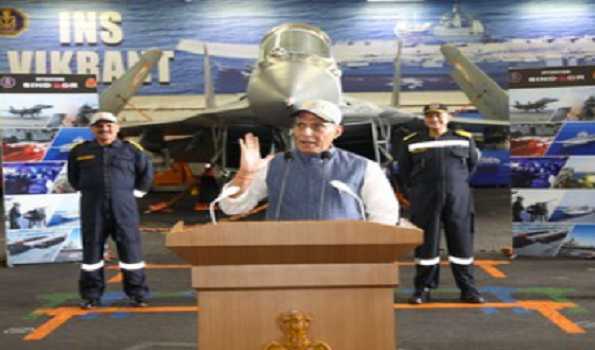 If Pak casts evil eye on India, our Navy will lead the response: Rajnath