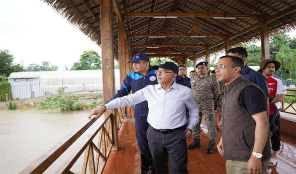 Manipur Governor visits flood-affected areas