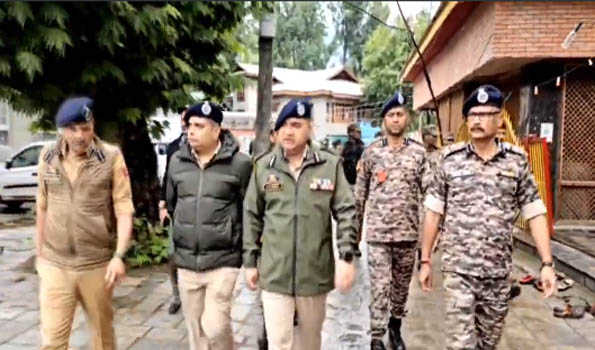 IGP Kashmir reviews security ahead of Kheer Bhawani mela